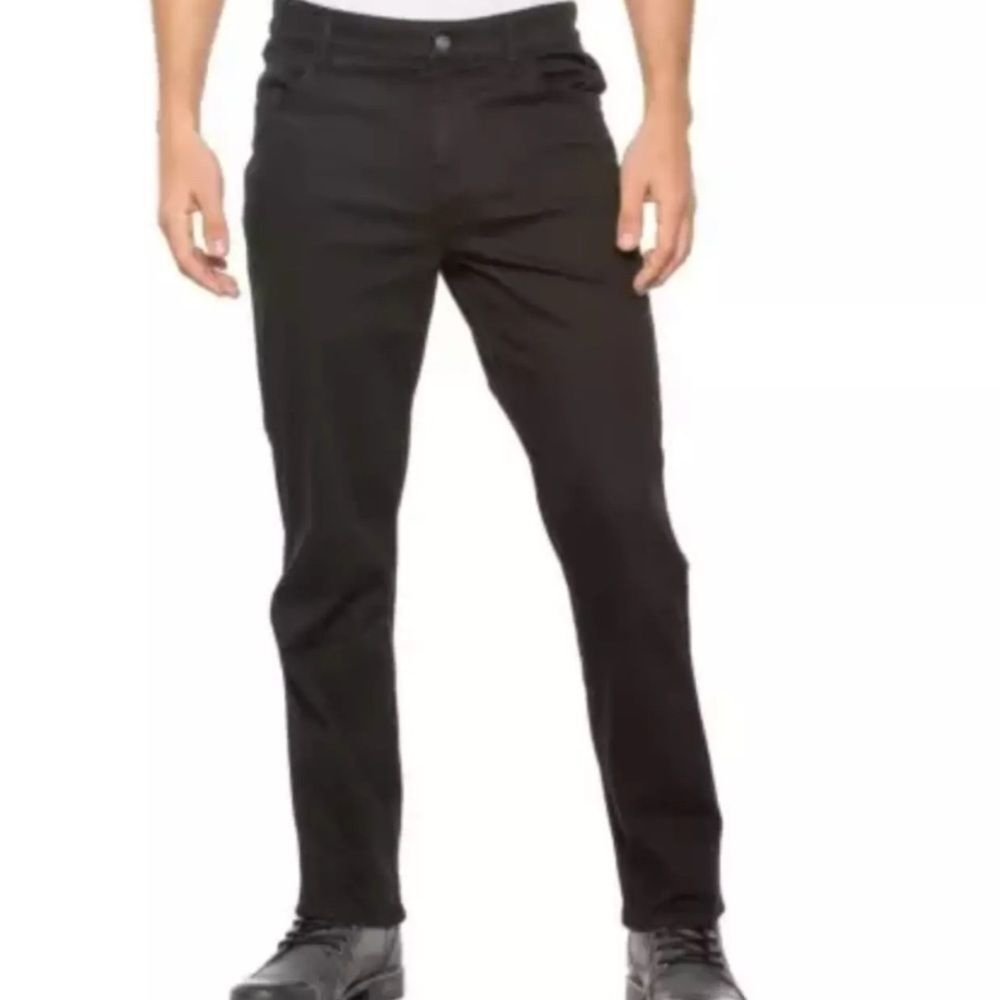 Woolrich Men’s Caviar Black Straight Fit Stretch Utility Work Pants 34x32 Cotton - Picture 3 of 13